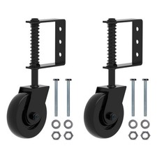 4.3" Heavy Duty Gate Wheel, 360  Rotation Rubber Gate Wheel for Fence,Farm,