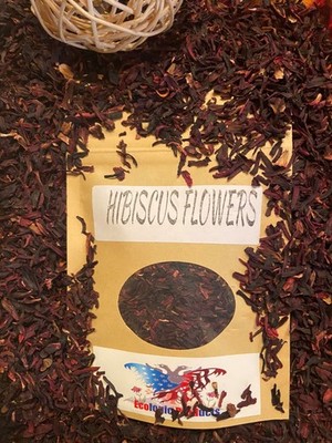 European Hibiscus Flowers, Cut &Sifted , Organic, Eco Prod (Hibiscus sabdariffa)