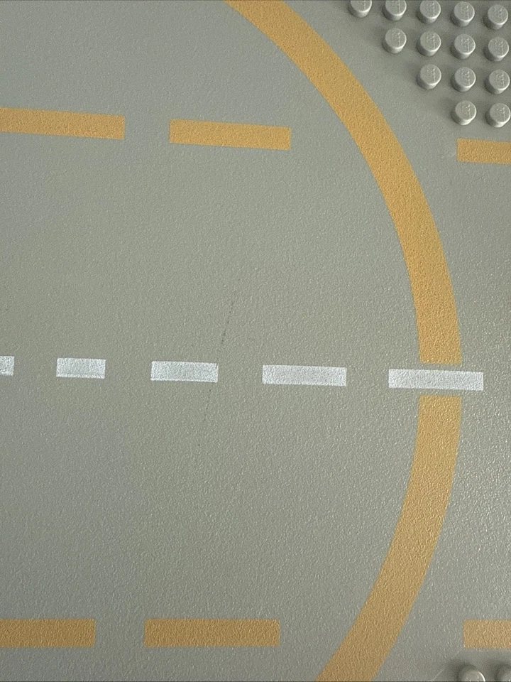 LOTE 2 PLACAS BASE LEGO DE COLECCIÓN PLATAFORMA DE ATERRIZAJE ESPACIAL Y CARRETERA (1978) Foto 3 de 4