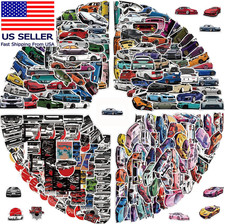 200pc Jdm Racing Cars Stickers - Waterproof For Laptop Bottles Skateboard Gui