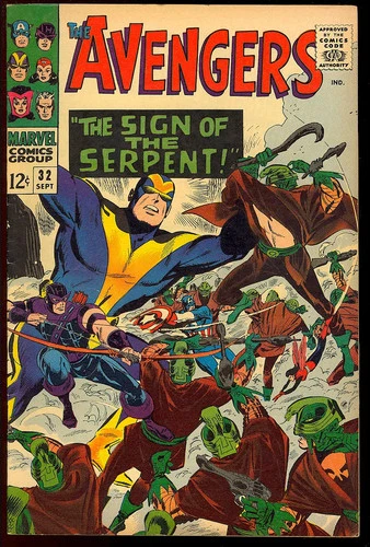 Avengers #32 High Grade Silver Age Superhero Vintage Marvel Comic 1966 VF-