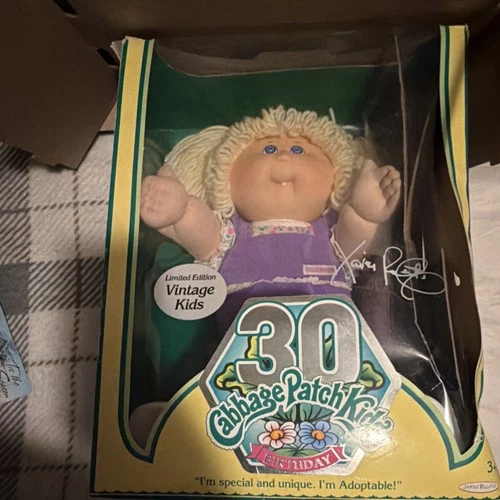 Cabbage Patch Kids Vintage Kids 30th Birthday Limited Edition 16" Doll in Box