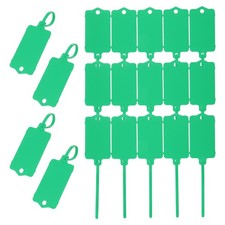 150Pcs Blank Waterproof Plastic Tags, Label Shipping Tag, Green 2.48 x 1.46Inch