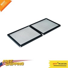 Modern Clear Metal Screen Cover with Hinged Access - For Terrariums 20-29 Gal