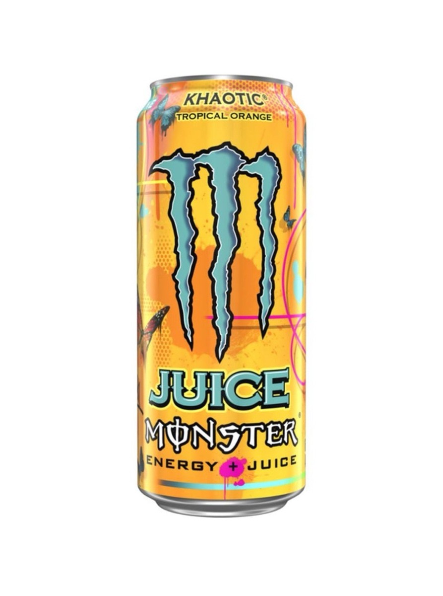 [GGAGGONG] マステ Tropical 🟡 New Limited Monster Khaotic Tropical Orange Juice Energy Drink