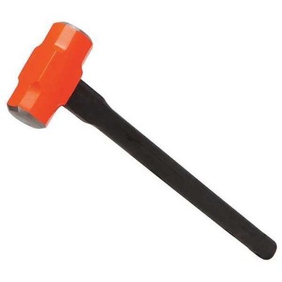 Westward 24Z031 Sledge Hammer,6 Lb.,30 In,Rubber/Steel