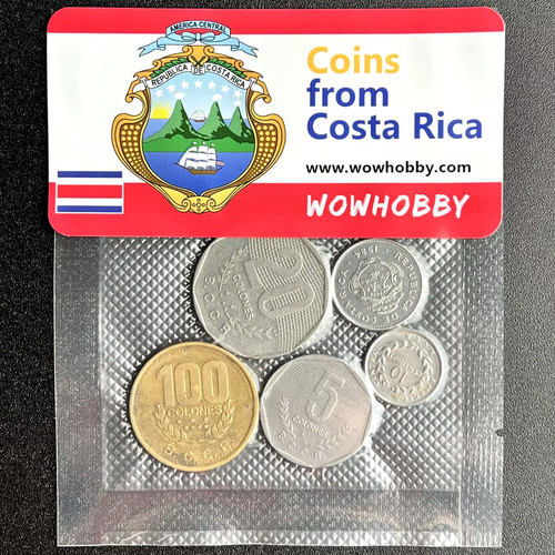 Costa Rica Coins 🇨🇷 Collect 5 Unique Random Coins Free Shipping!