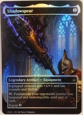 Shadowspear FOIL Proxy Playtest Card with Custom Fantasy Art