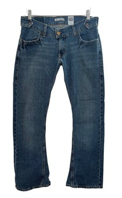 Levis 504 Slouch Womens Sz 11 Flare Jeans VINTAGE Y2K Distressed EUC