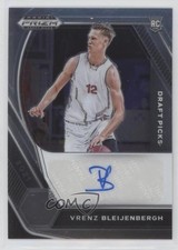 2021-22 Panini Prizm Draft Picks Vrenz Bleijenbergh #DP-WBL Auto 1b8