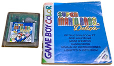 Super Mario Bros. Deluxe (Nintendo Game Boy Color Colour) Cartridge + Manual