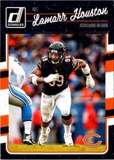 2016 Donruss Lamarr Houston #54 Chicago Bears Football Card