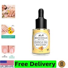 Cuticle Oil 0.5 oz - Heals Dry Cracked Cuticles Milk and Honey, 0.5 Fl Oz