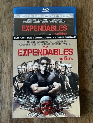 The Expendables (Blu-ray/DVD, 2010, 3-Disc Set, Canadian)