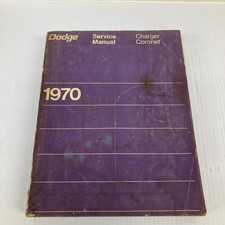 Dodge Charger Coronet Service Manual Chrysler 1970