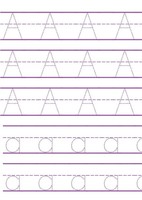 ÜBungsbuch Zum Nachzeichnen Von Abc-Buchstaben FüR Kinder: Alphabet Schreiben...