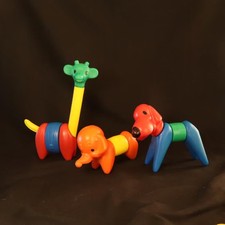 Figure di animali Tupperware per bambini piccoli, per lo sviluppo delle...