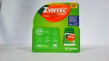 Zyrtec 10 Mg 24 Hour Allergy Relief Tablets 90 Count 2027 Zyrtec 10 Mg 24 Hour Allergy Relief Tablets 90 Count 2027