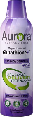 Worldwide 2 X Aurora NutraScience Mega-Liposomal Glutathione+� Organic Fruit -