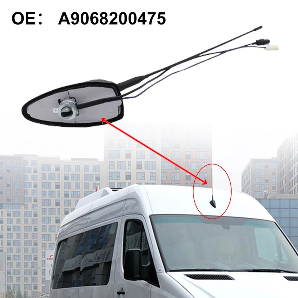 Antenna Radio Aerial Roof Mounted Vehicle W/ Base 2E0035507 Accessories - Image 2 of 4