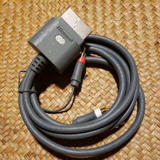 Official Microsoft Xbox 360 Audio Video AV Cable Works Great Authentic
