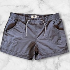 Old Navy Girl's Shorts Size XL 14 Gray Drawstring Athletic Running Elastic Waist
