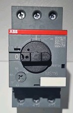 ABB MS116-10 Manual Motor Starter 6.3-10A IEC Toggle Open 1SAM250000R1010