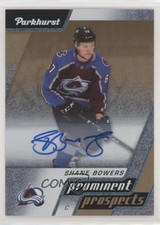 2020 Upper Deck Parkhurst Prominent Prospects Gold Shane Bowers #PP16 Auto 8tn
