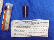 Lyman Gas Check Seater for No 450 Sizer Pair Item No 2745881