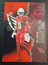 2025 Topps Signature Class Will Johnson #135 Red & Black Rookie Card RC. rookie card picture