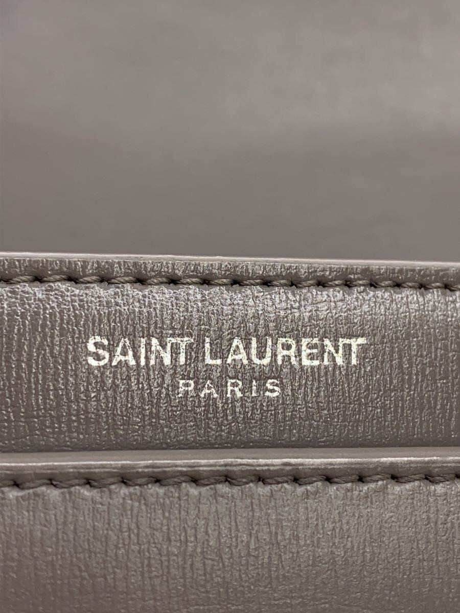SAINT LAURENT BORSA A TRACOLLA TRAMONTO_CATENA PELLE GRIGIO 442906 Usata