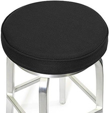 Bar Stool Cushions, Memory Foam round Bar Stool Covers with Non-Slip Backing and