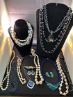 Vintage To Modern Costume Jewelry Lot 100% Wearable Or Resell Necklaces + J23