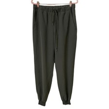 Aritzia Babaton Pants Womens Medium Green The Group Jogger Pull On Athleisure