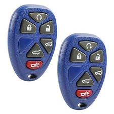 Key Fob Keyless Entry Remote fits 2007-2014 Chevy Tahoe Suburban / 2-Pack Blue
