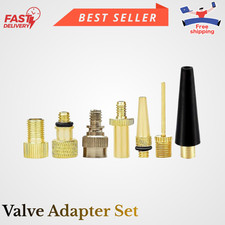 Bike Inflate Valve Adapter Set - Convert Presta to Schrader, Schrader to Presta