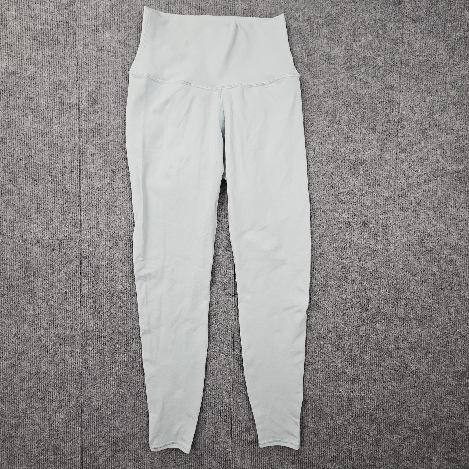 Alo Yoga Leggings Womens XXS Airbrush Light Blue High Waist Activewear Classic