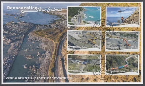 NEW ZEALAND FDC 2018 RECONNECTING NZ SET (x6) (ID:F2876 (2/5)