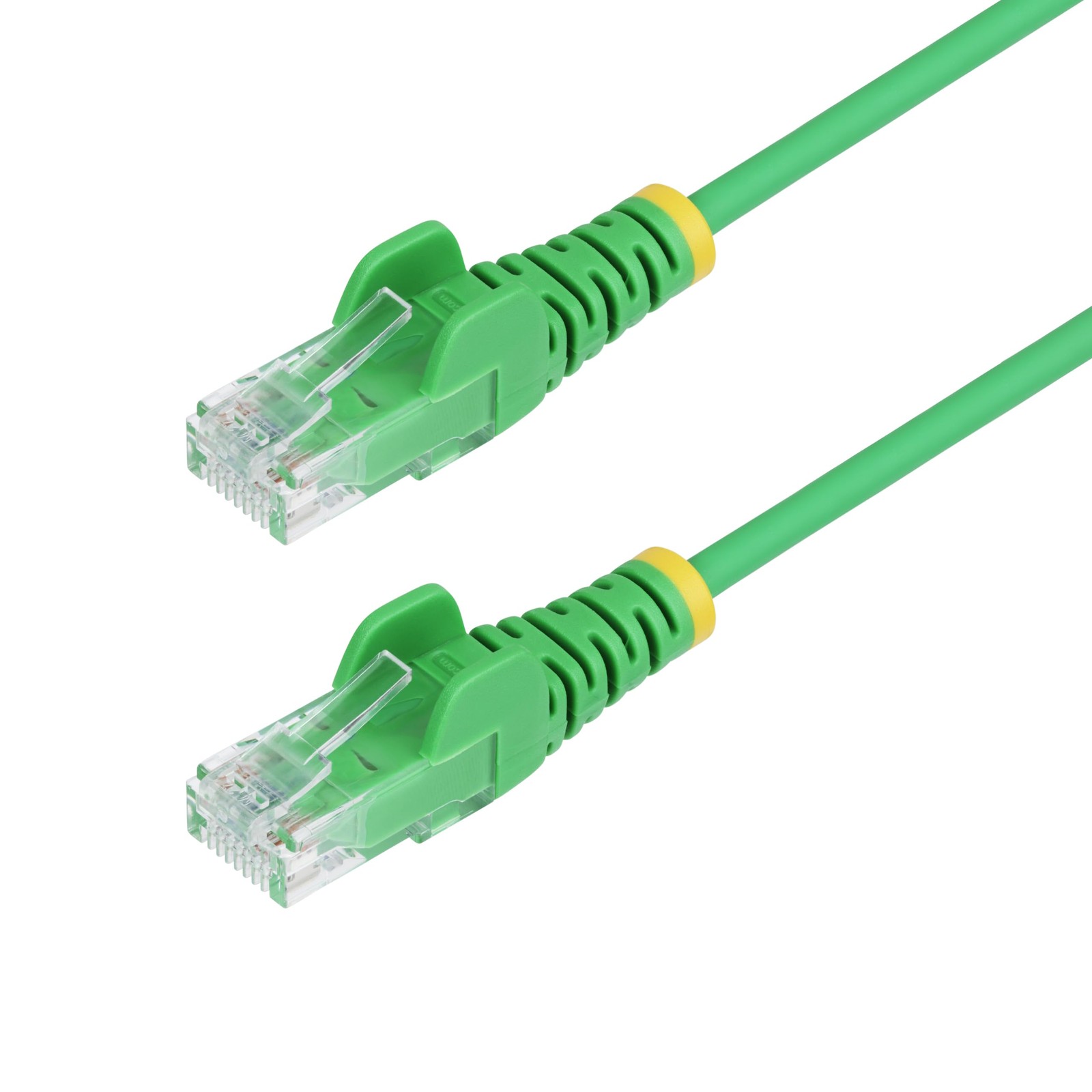 Startech.Com 2M Green Slim Cat6 Ethernet Cable, Snagless, 28Awg, Ls... NUOVO