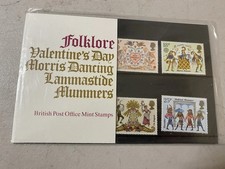 British Post Office Mint Stamps FOLKLORE First Day Presentation Pack