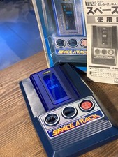 Tomy Space Attack LSI Game Portable Electrified Showa Box Operation confirmed