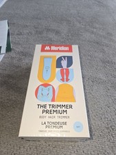 Meridian Body Hair Trimmer The Trimmer PREMIUM In Sky Blue New Sealed USB Char
