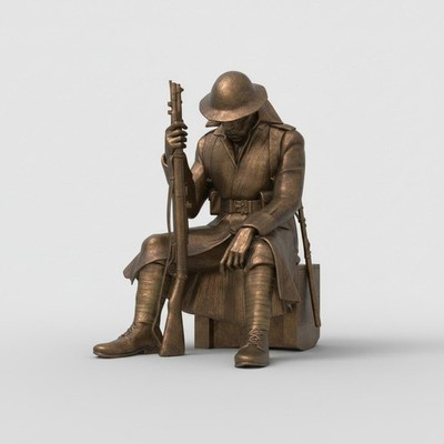 1101 (Tommy) Statue - Seaham, County Durham