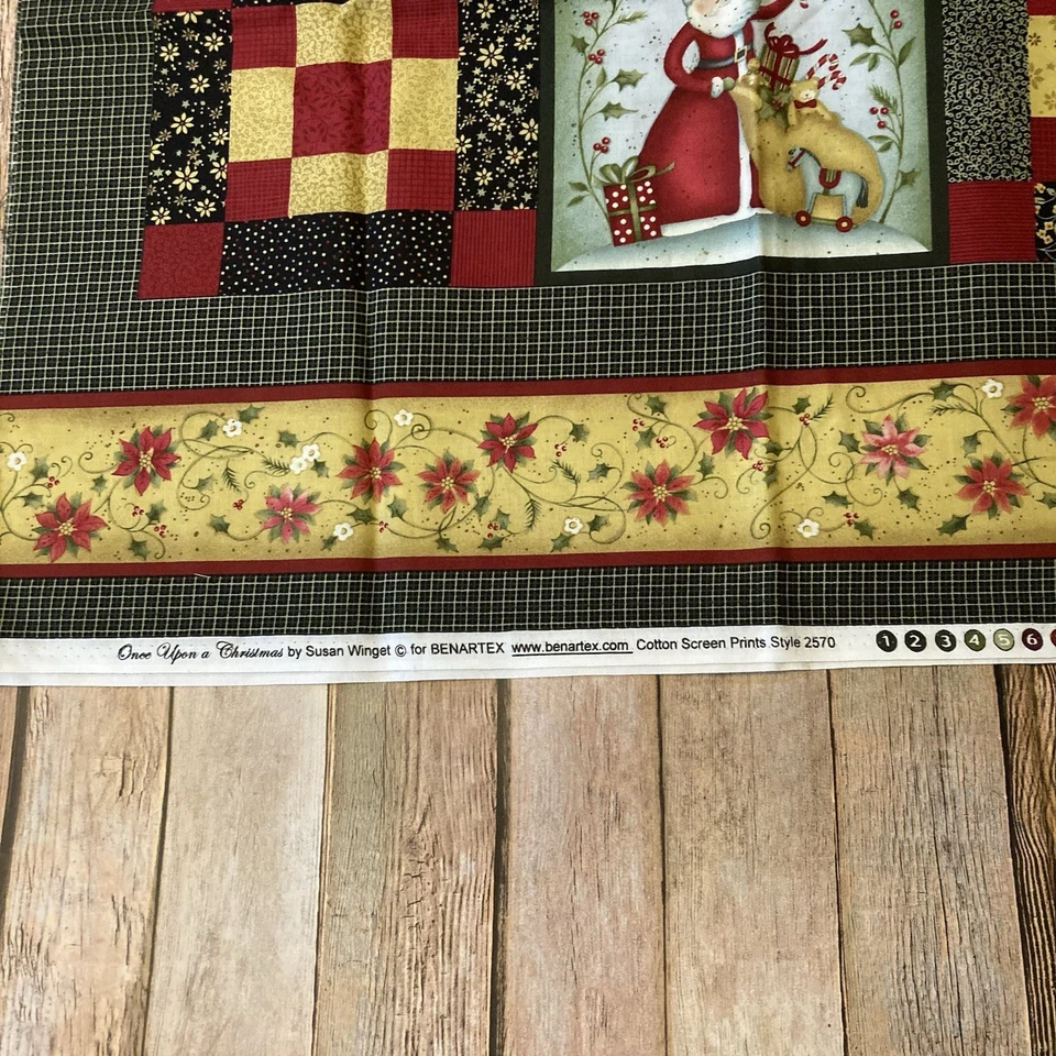 Christmas Quilt Panel “Once Upon A Christmas” By Susan Winget For Benartex - Image 3 of 4