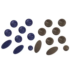 9pcs Key Buttons Inlays For Alto/Tenor/Soprano Parts