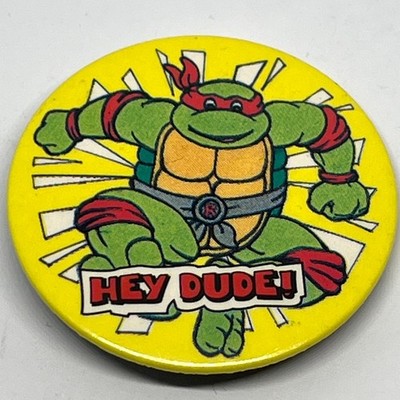 Hey Dude Raphael Teenage Mutant Ninja Turtles TMNT 1990 lizenzierte Anstecknadel Anstecker