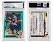 2021 1st Bowman Bubba Chandler Auto PSA/DNA Certified Autograph