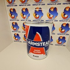 Gloss Black Paint 5L Armstead Trade High  Durable Finish Indoor Outdoor M