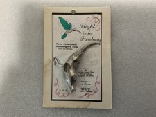 Flight Into Fantasy 3D Cast Metal Body HUMMINGBIRD by Strohm  s Stained Glass NEW