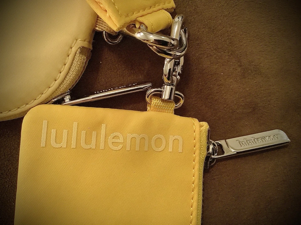 Muñequera Lululemon Doble Bolsa Amarillo Maíz/Limón Lavado Talla Única Foto 3 de 4